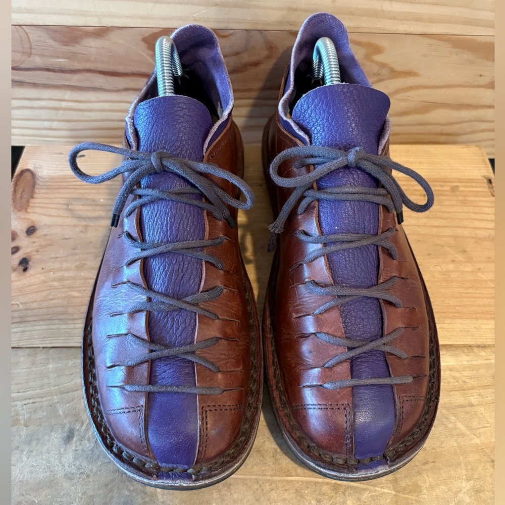 Trippen Brown Leather ~ Sport F ~ Comfort Shoe size 9 W Unisex
